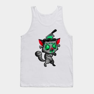 Zombie cat Tank Top